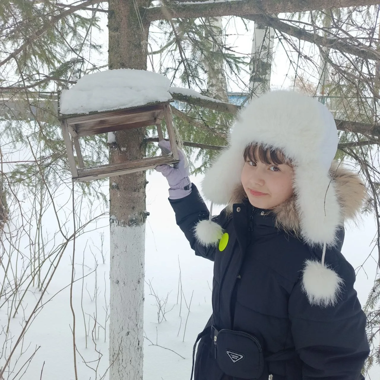 Юные экологи помогают птицам пережить зиму